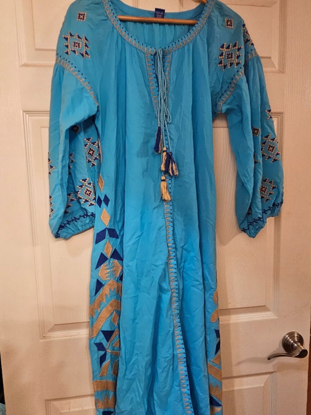 Raj turquoise dress - L